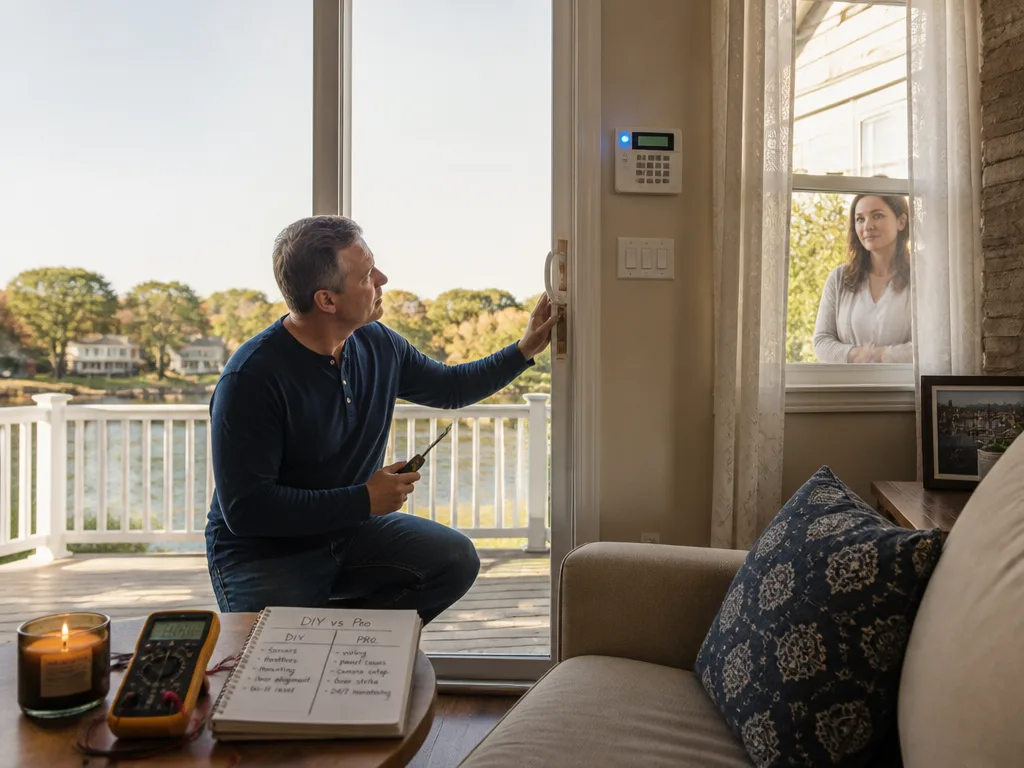 DIY vs when-to-call-a-pro for a Typical Stamford Home Security Situation