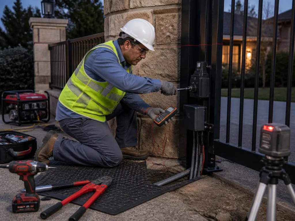 Gate Security Installation