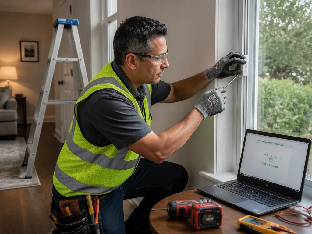 Glass Break Sensor Installation